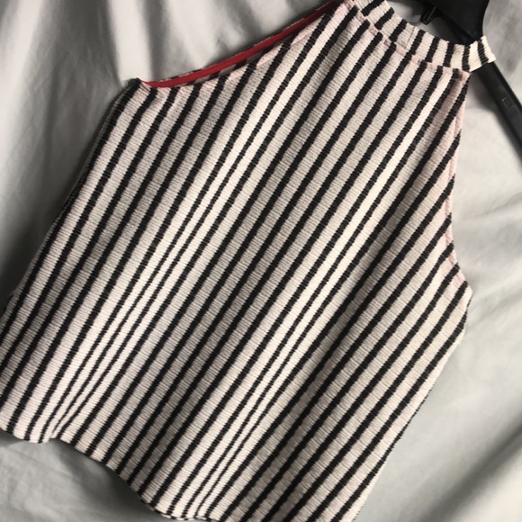 Striped women’s mock neck tank top med/lg - Picture 8 of 8